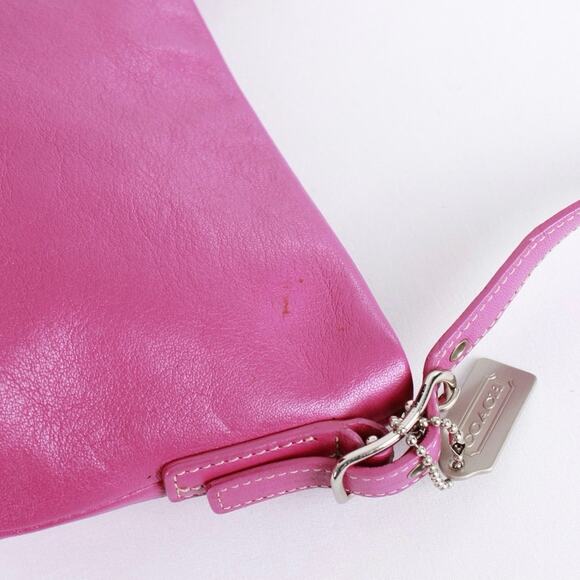 Coach Vintage Y2K Mini Pink Leather Shoulder Bag - Picture 9 of 9